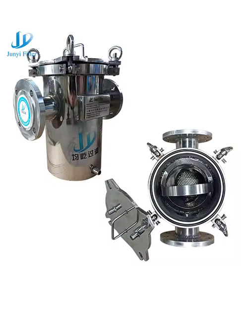 Stainless Steel Large Particles Filtration Industrial Basket Filter
