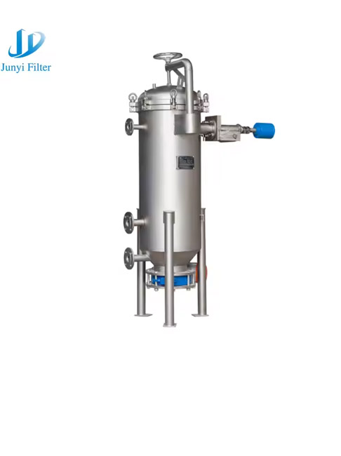 New Product Vertical Leaf Filter Enclosed Operation Filtering Machine