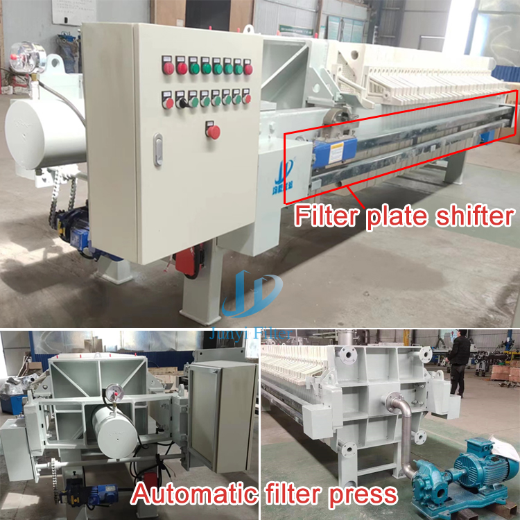 304SS Automatic Pull Plate Filter Press for Sludge Dewatering