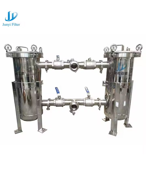 Simple Structure Juice Filter Trolley Filter Mobile Parallel Bag Filter