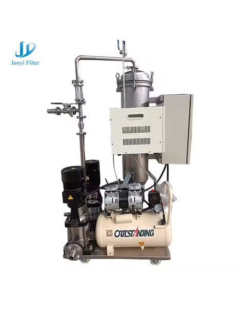 Portable Multistage Pump Feed Candle Filter for Ceramic Industry Machine