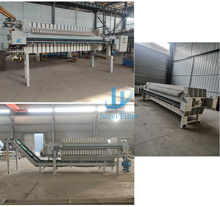 304SS Automatic Pull Plate Filter Press for Sludge Dewatering