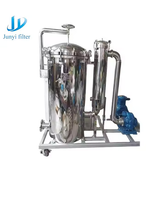 Corrosion Resistant Beer Brewery Diatomite Earth Filter with Pump