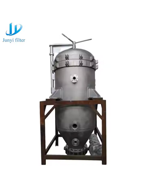 Shanghai Junyi Bentonite and Diatomaceous Earth Vertical Leaf Filter for Vegetable Oil Filtration
